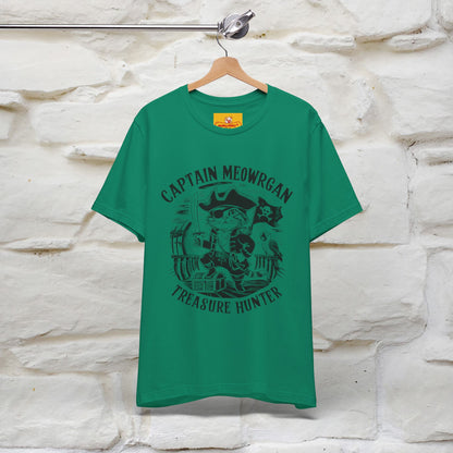 Captain Meowrgan Treasure Hunter |  |Cat T-Shirt | Nunu&Miao Studio - Nunu&Miao Studio