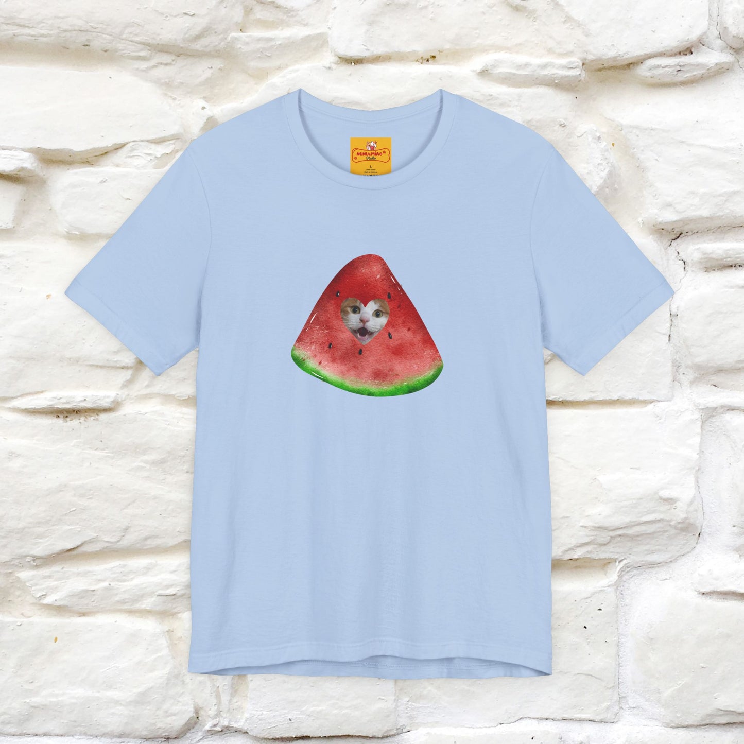 "Free Palestine" Cat T-shirt | Front & Back Design |Nunu&Miao Studio - Nunu&Miao Studio