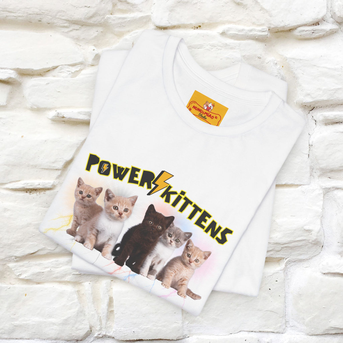 ''Power Kittens ''| CatT-Shirt | Nunu&Miao Studio