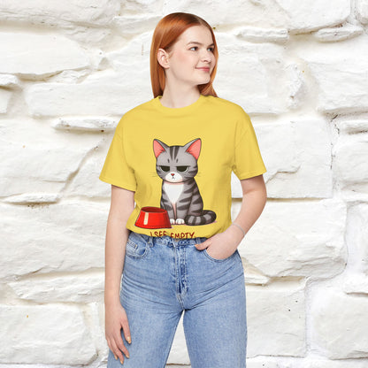 "I See Empty. What Do You See"  | Cat T-Shirt | Nunu&Miao Studio - Nunu&Miao Studio