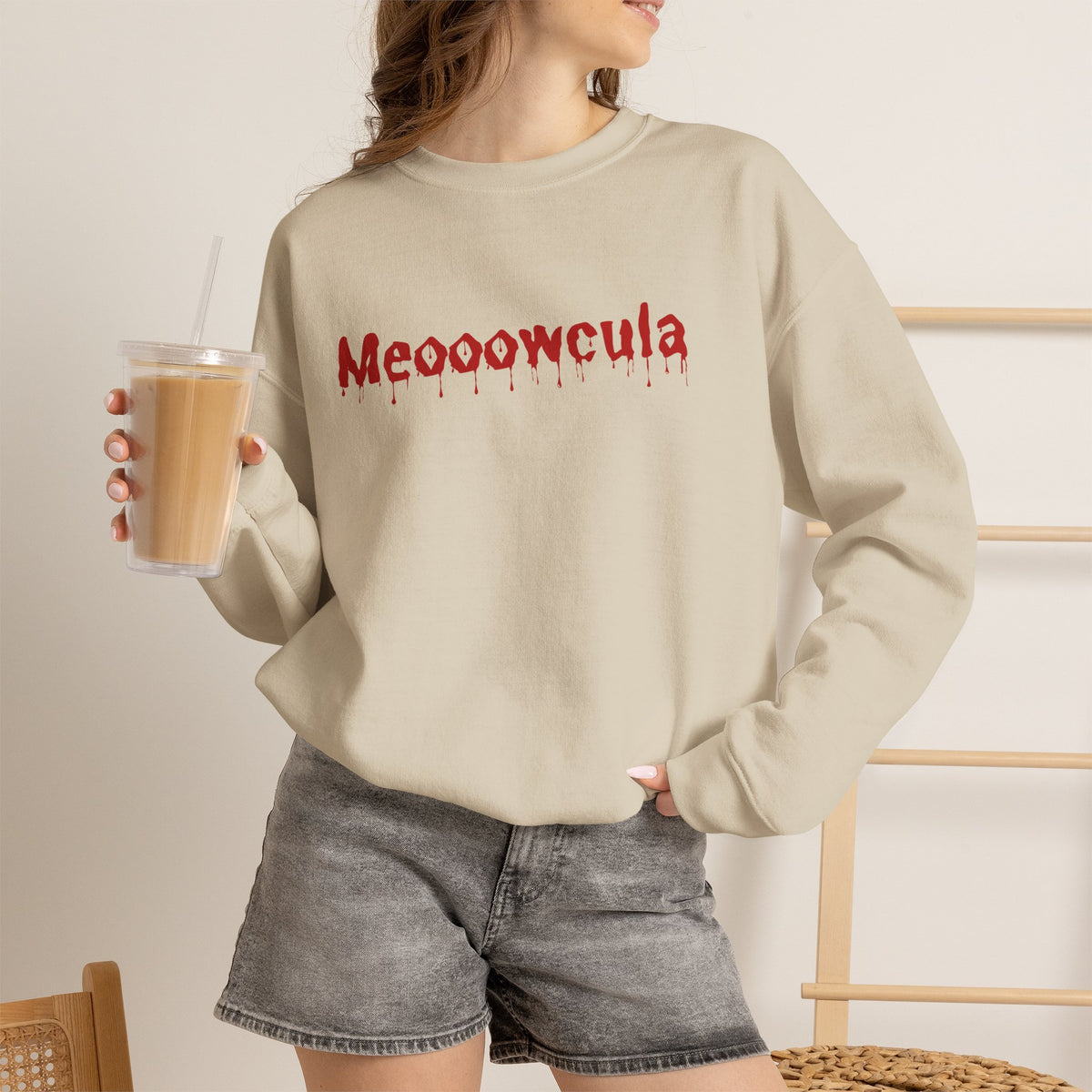 "Meowwwcula'' |Cat Sweatshirt | Nunu&Miao Studio