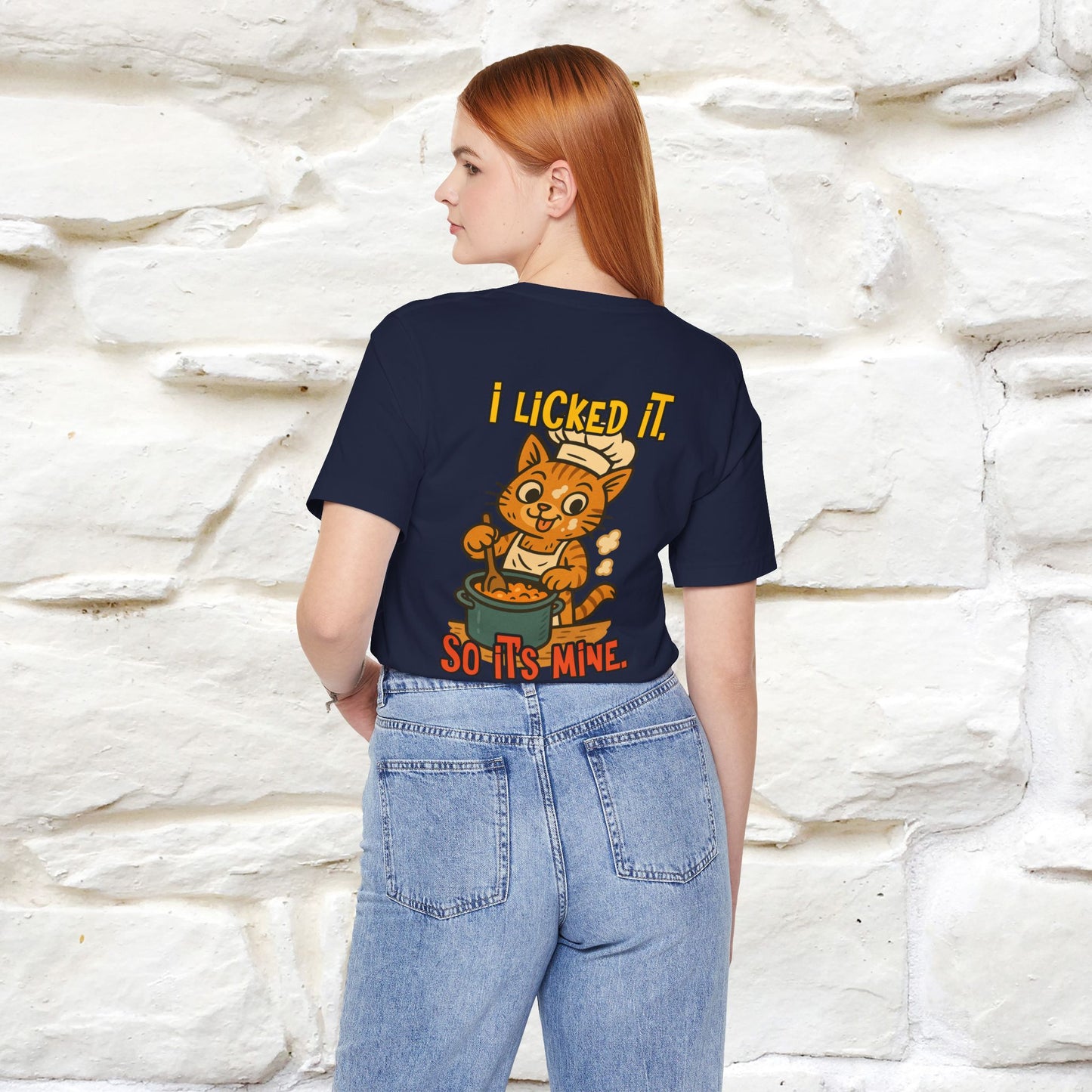 "I Licked It. It's Mine  " |Cat T-Shirt | Nunu&Miao Studio - Nunu&Miao Studio