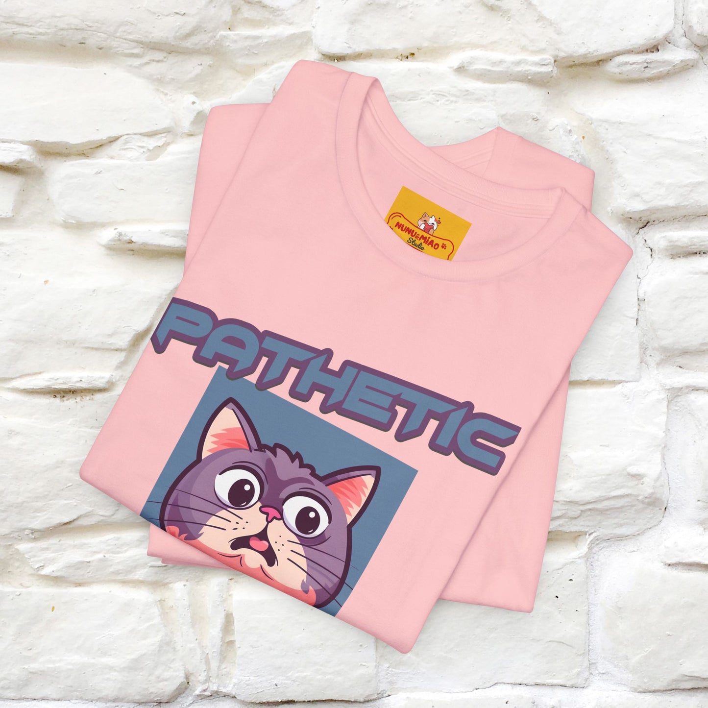''Pathetic Human'' | Funny Cat T-Shirt | Nunu&Miao Studio - Nunu&Miao Studio