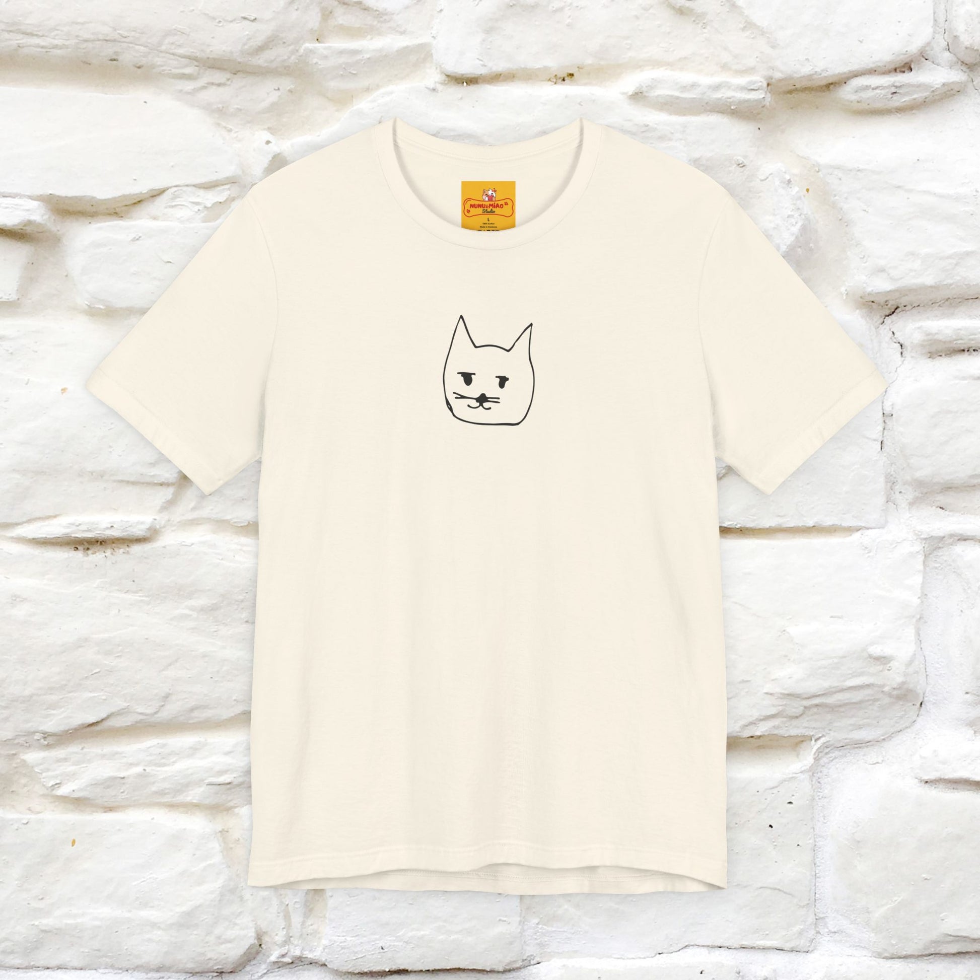 "Caos'' Cat T-Shirt Front and Back Design | Nunu&Miao Studio - Nunu&Miao Studio