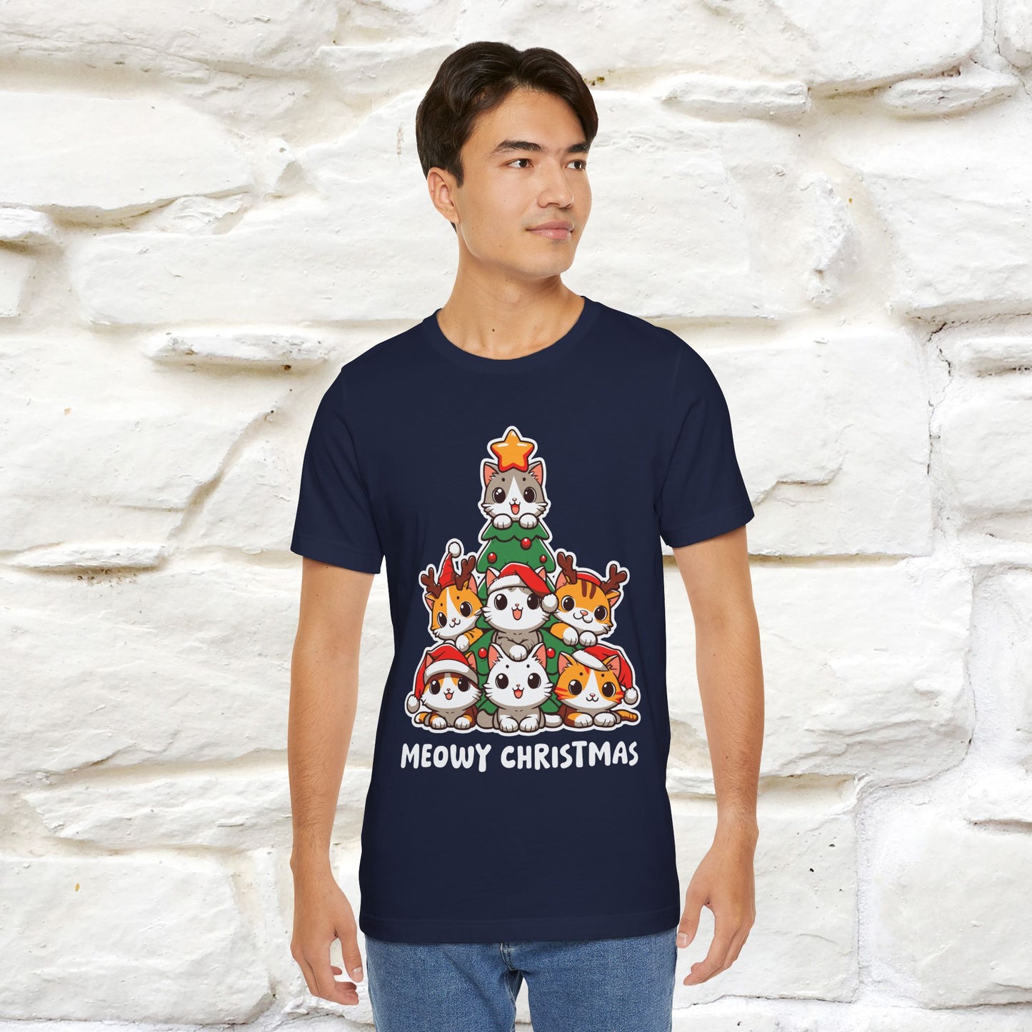 “Meowy Christmas” | Cat T-Shirt | Nunu&Miao Studio