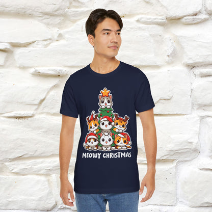 “Meowy Christmas” | Cat T-Shirt | Nunu&Miao Studio