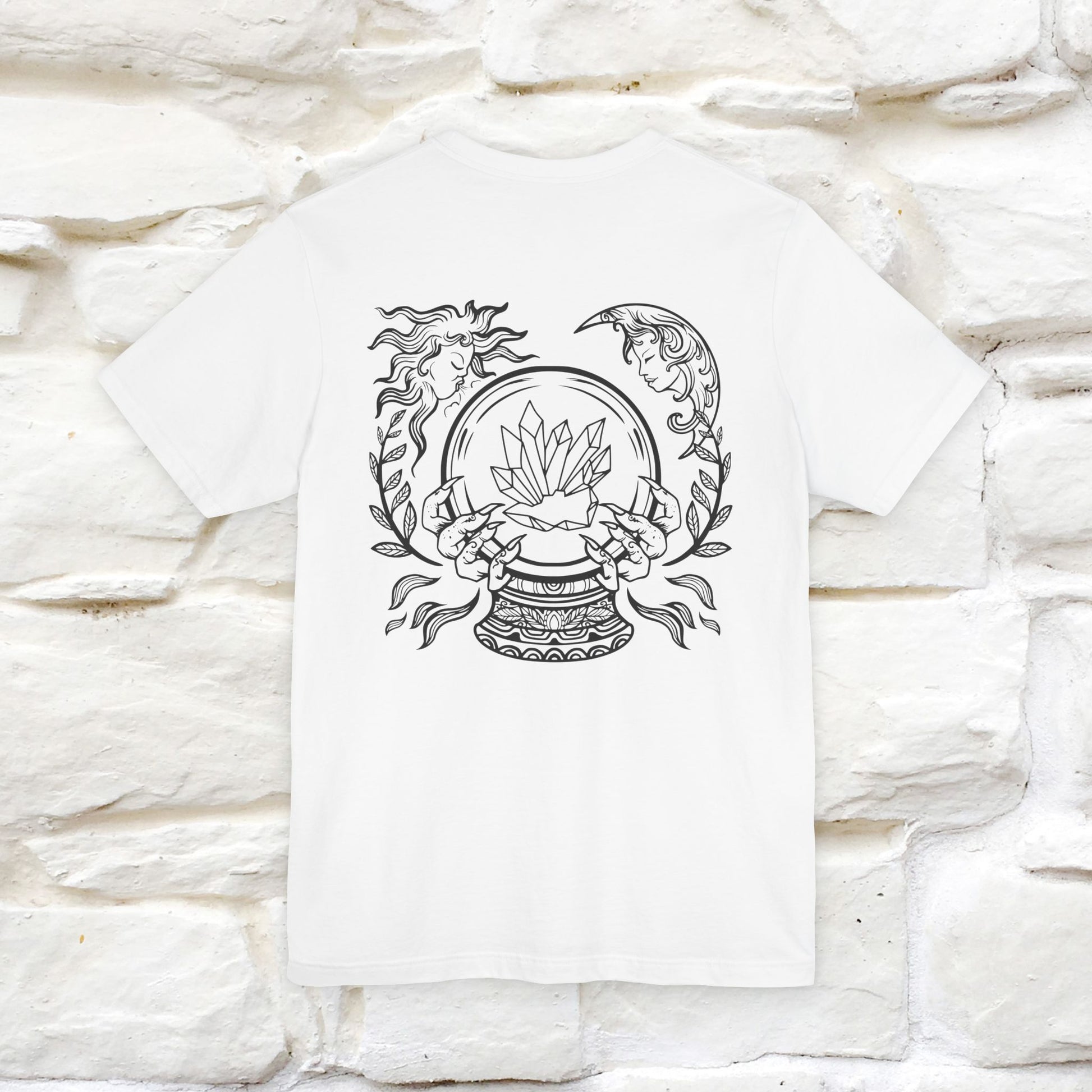 ''The Cristal'' Cat T-Shirt Front and Back Design | Nunu&Miao Studio - Nunu&Miao Studio