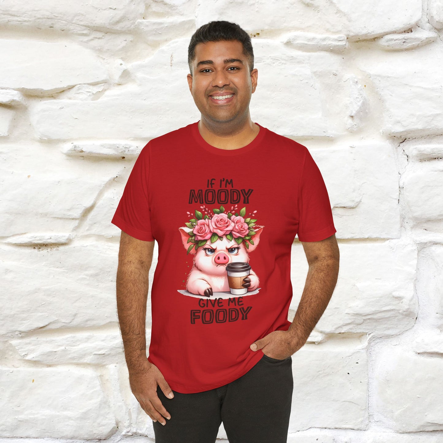 ''If I'm Moody Give Me Foody''| Funny T-Shirt | Nunu&Miao Studio