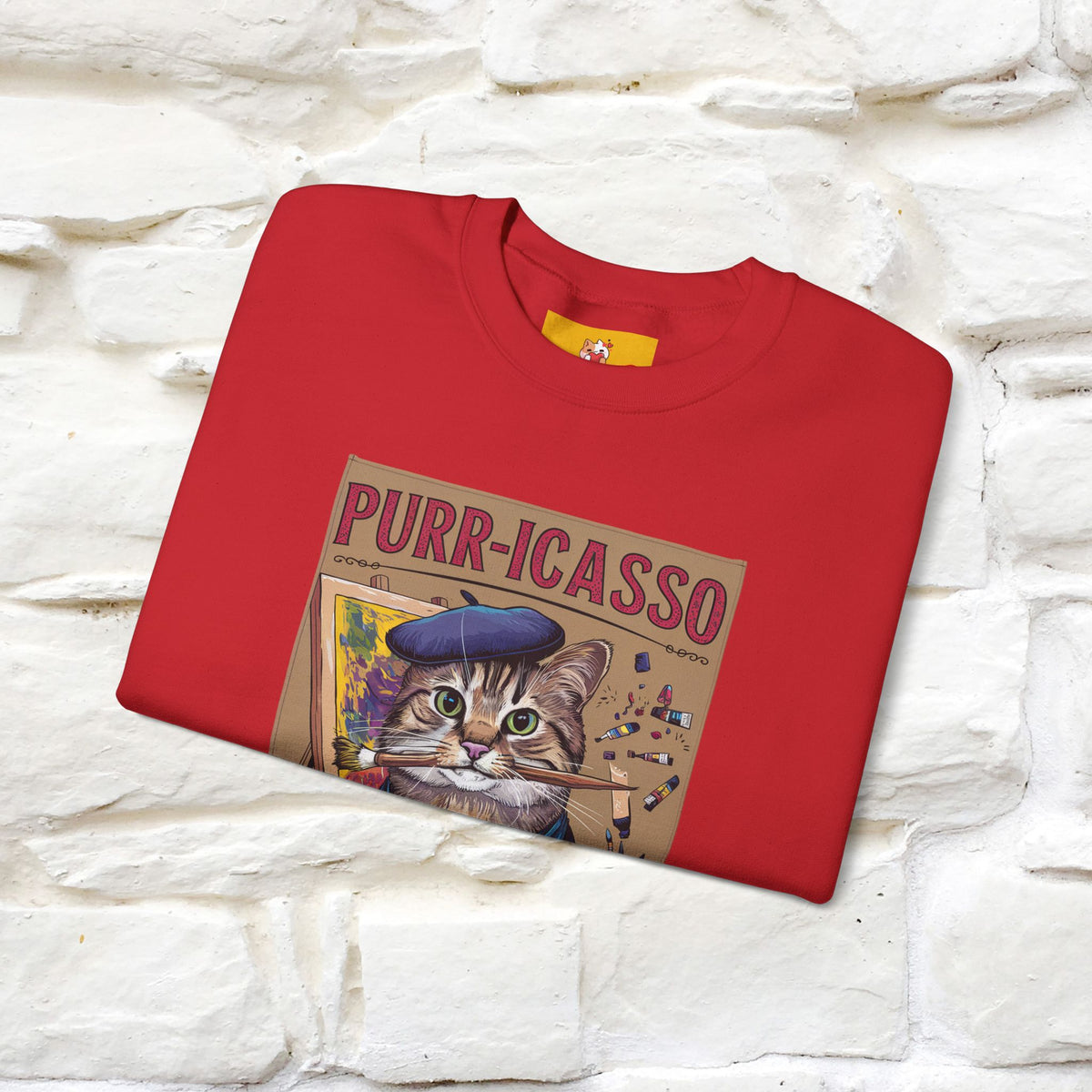 "Purr-icasso.'' |Cat Sweatshirt | Nunu&Miao Studio