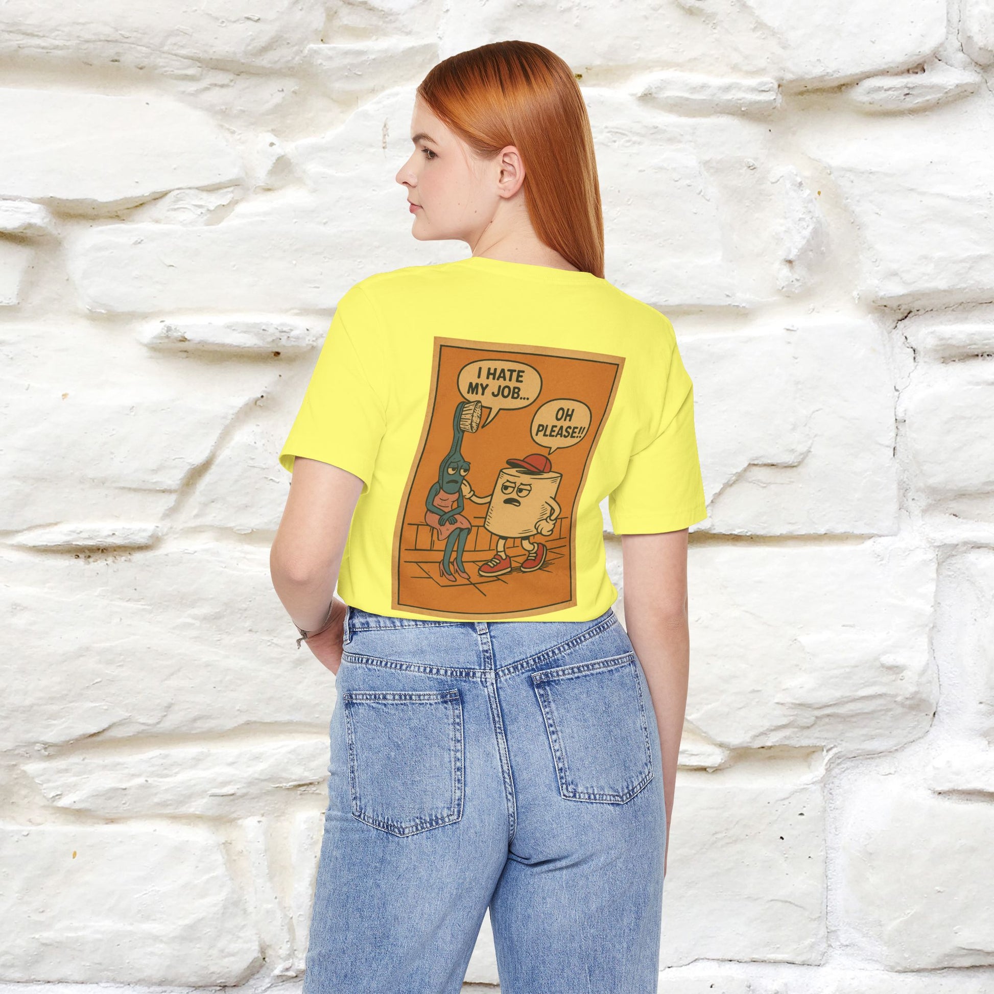 "I Hate My Job ... Oh Please" Funny Cat T-shirt |Nunu&Miao Studio - Nunu&Miao Studio