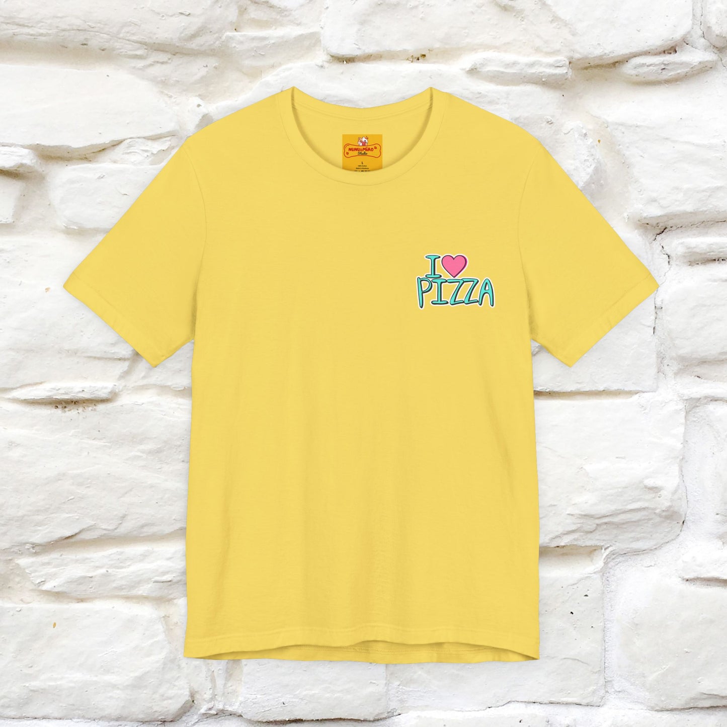 "I Love Pizza"| Cat T-shirt | Nunu&Miao Studio - Nunu&Miao Studio