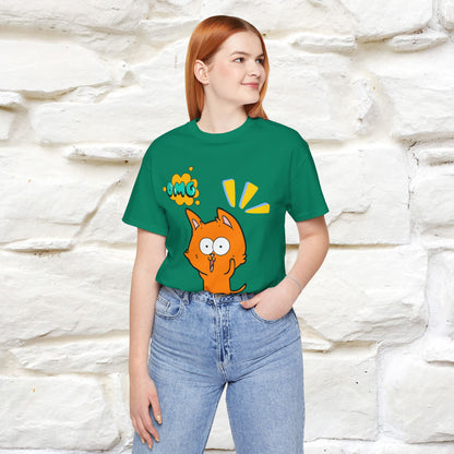 ''Oh My God'' Cat T-Shirt | Nunu&Miao Studio - Nunu&Miao Studio