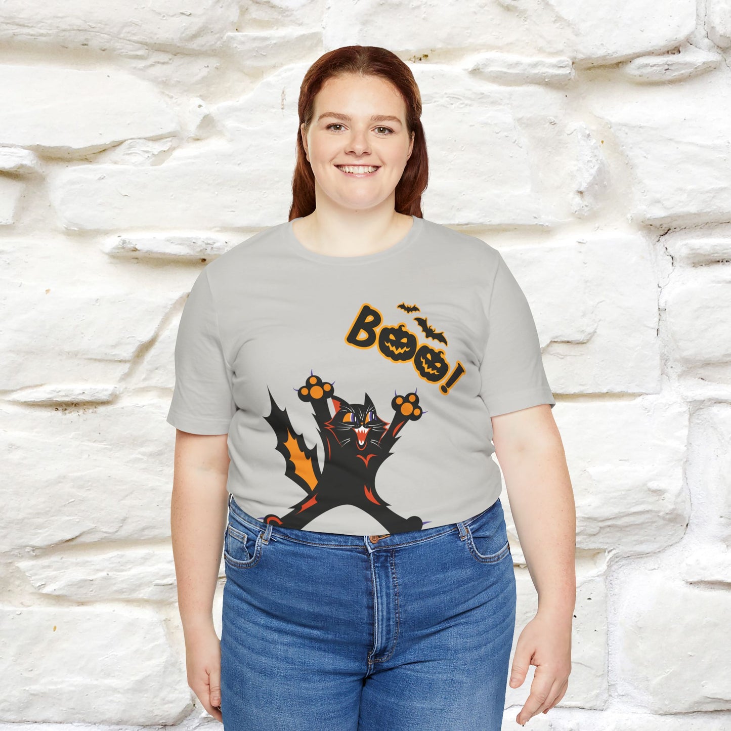 "Boo" Cat  T-shirt |Nunu&Miao Studio - Nunu&Miao Studio