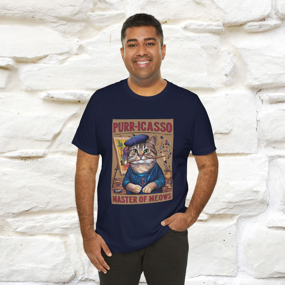 ''Purr-Icasso Masters Of Meows'' | CatT-Shirt | Nunu&Miao Studio