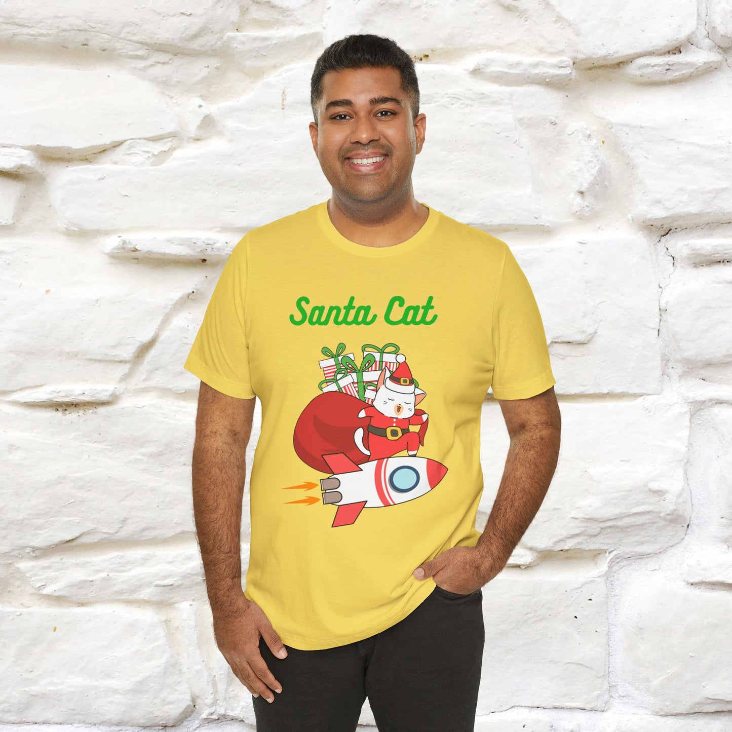 "Funny Santa Cat..." | Cat T-Shirt | Nunu&Miao Studio