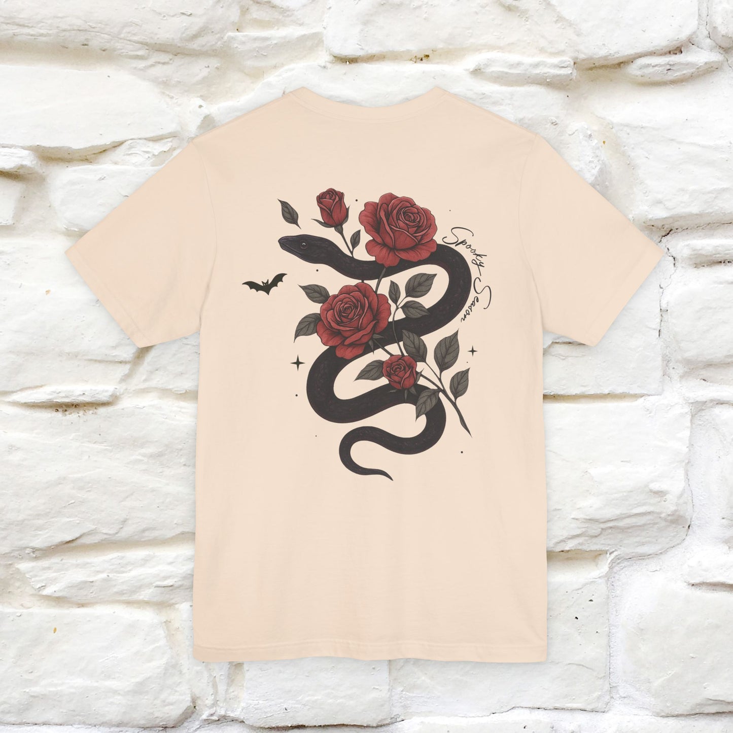 "The Rose and The Snake " Halloween T-shirt |Nunu&Miao Studio - Nunu&Miao Studio