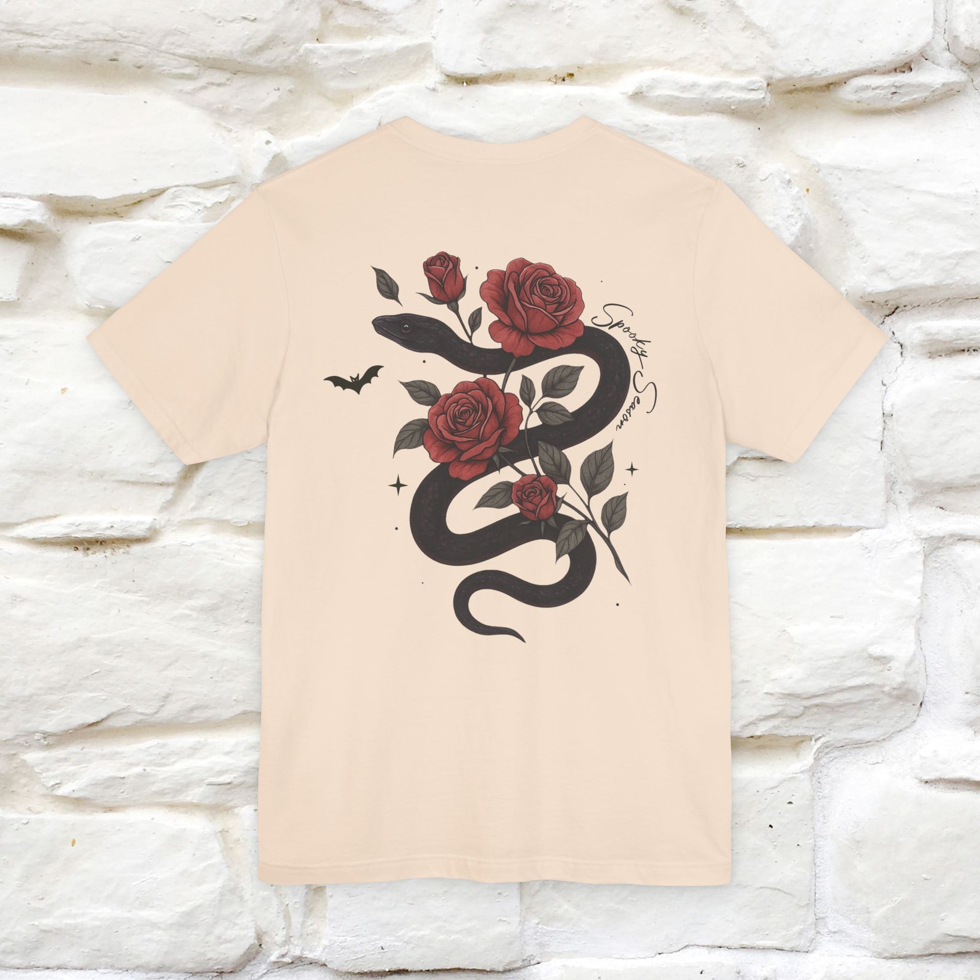 "The Rose and The Snake " Halloween T-shirt |Nunu&Miao Studio - Nunu&Miao Studio