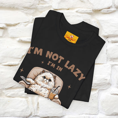 "I'm Not Lazy I'm In Energy-Saving Mode " Cat T-shirt |Nunu&Miao Studio - Nunu&Miao Studio