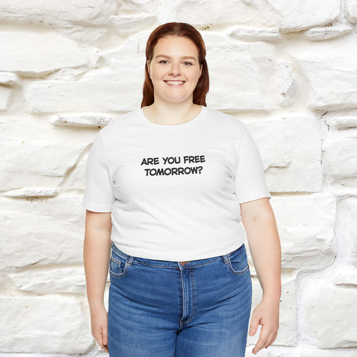 “Are You Free Tomorrow?" Funny Cat T-Shirt | Nunu&Miao Studio