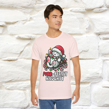 “Purr-Fectly Naughty” | Cat T-Shirt | Nunu&Miao Studio