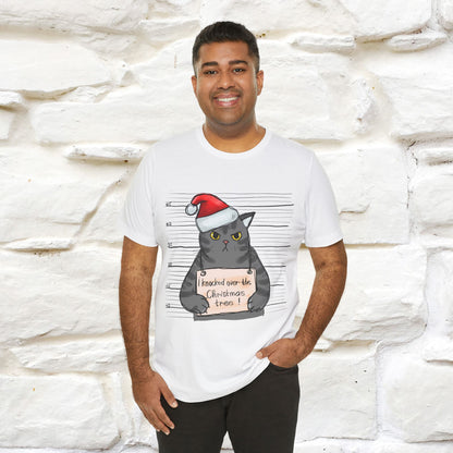 "I Knocked Over The Christmas Tree " |Funny Cat T-Shirt | Nunu&Miao Studio