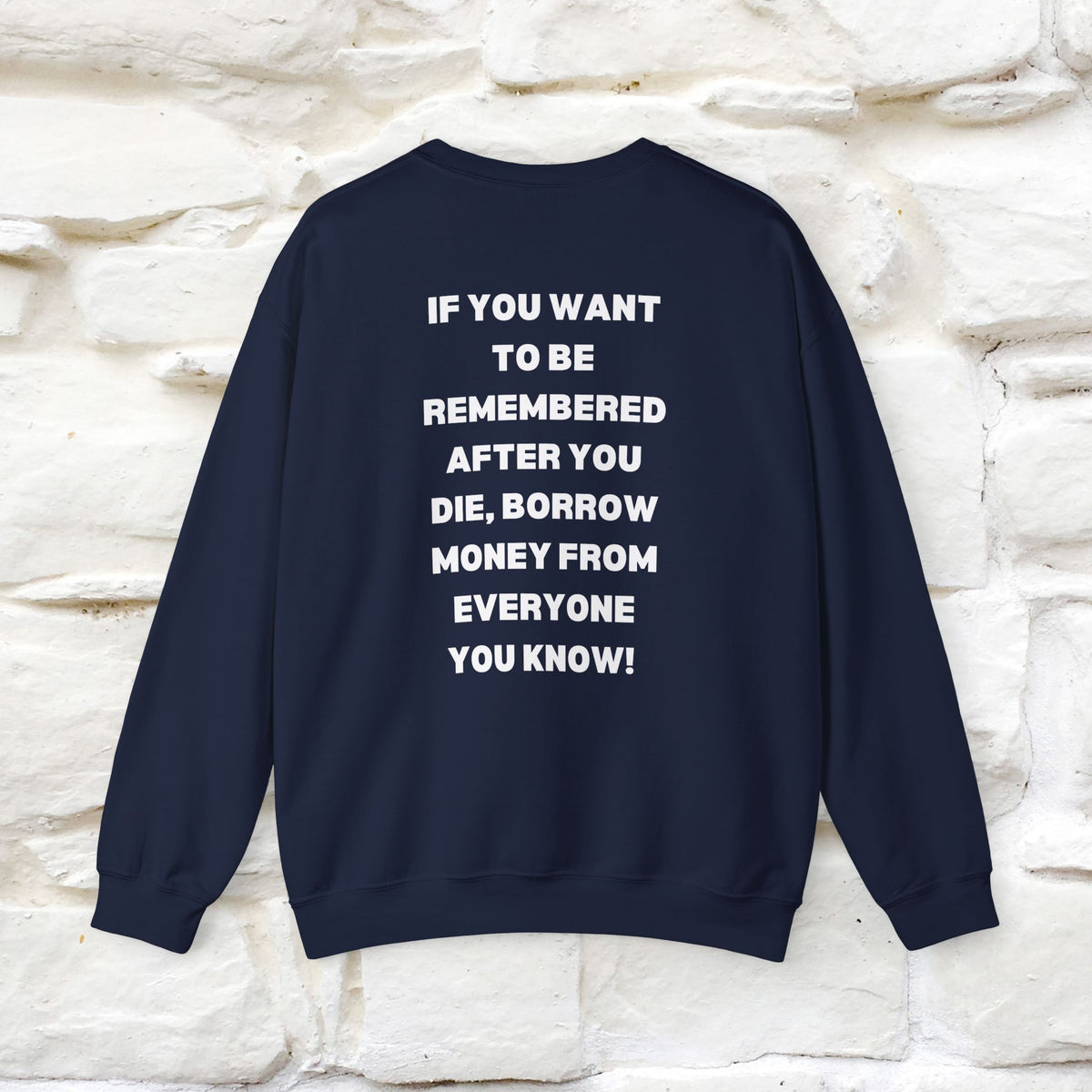 ''If You Want To Be Remembered...'' | Cute Cat Sweatshirt | Nunu&Miao Studio