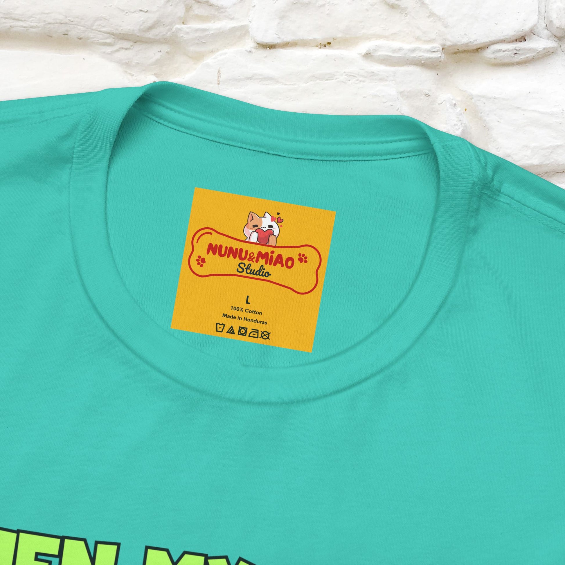 "When My Sister Cooks" Funny Cat  T-shirt |Nunu&Miao Studio - Nunu&Miao Studio