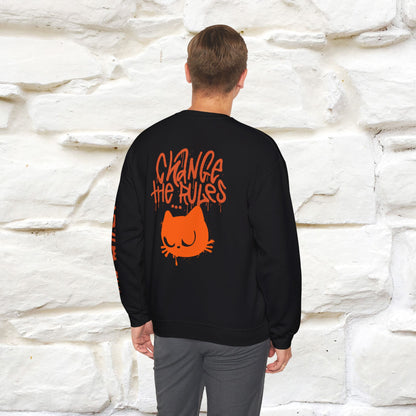 "Change The Rules'' |Cat Sweatshirt | Nunu&Miao Studio
