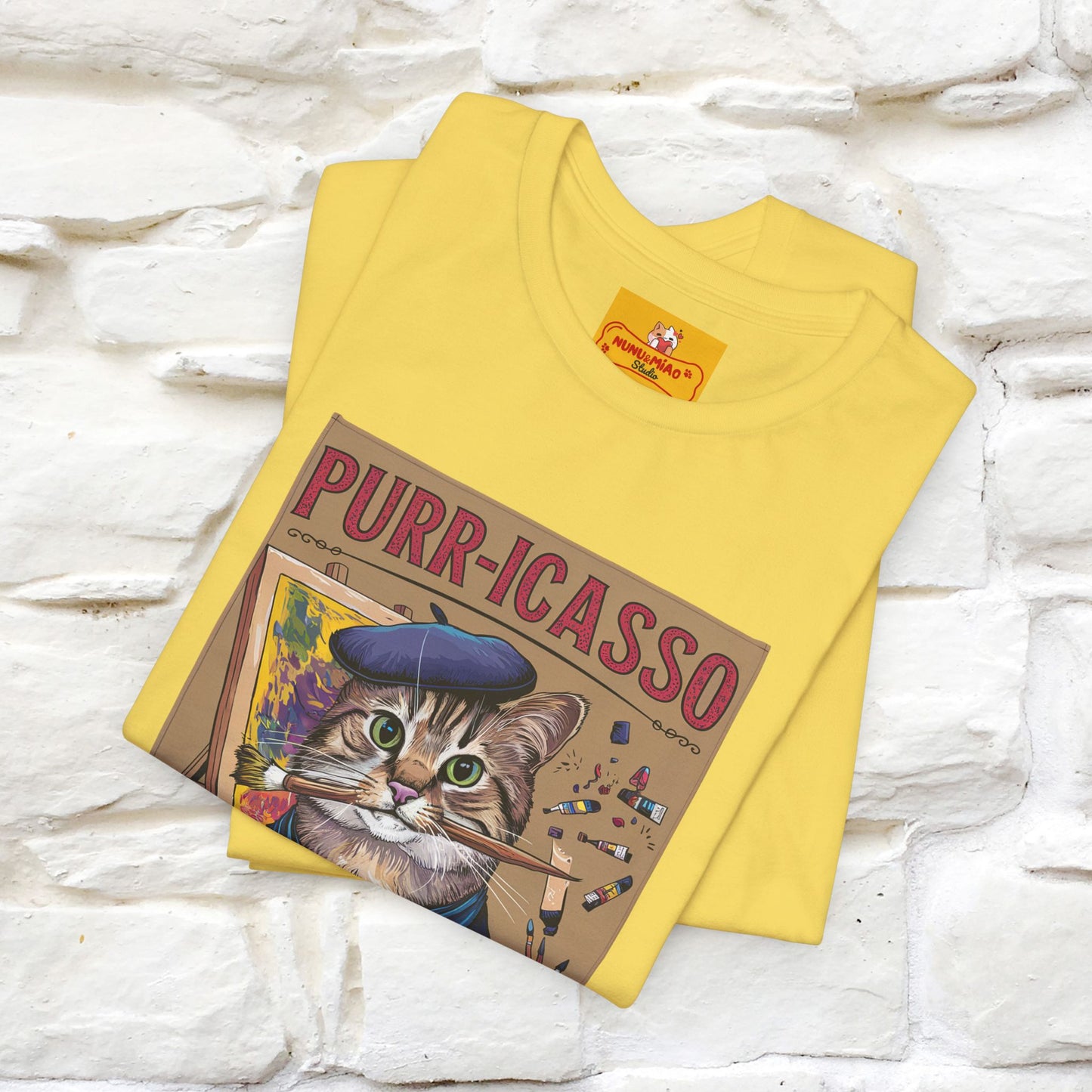 ''Purr-Icasso Masters Of Meows'' | CatT-Shirt | Nunu&Miao Studio - Nunu&Miao Studio
