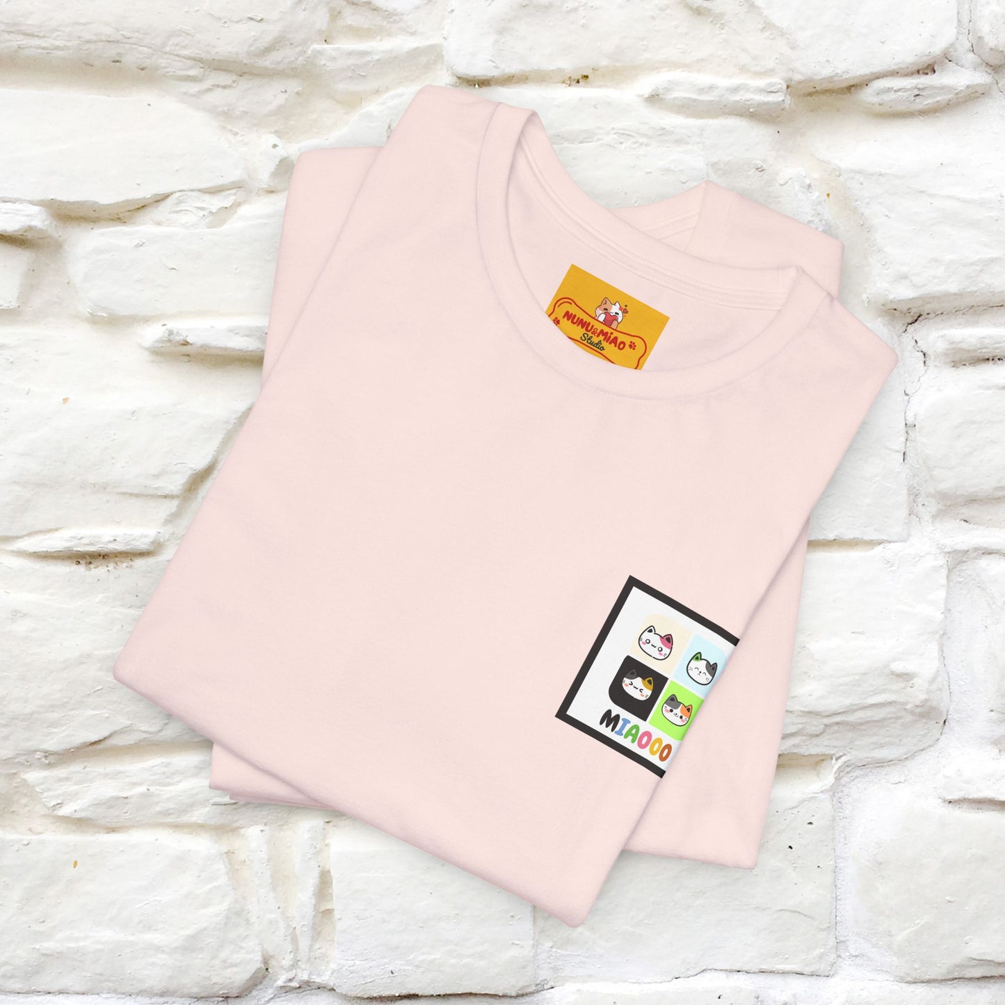 “Miaooo” | Cat T-Shirt | Front & Back Design | Nunu&Miao Studio