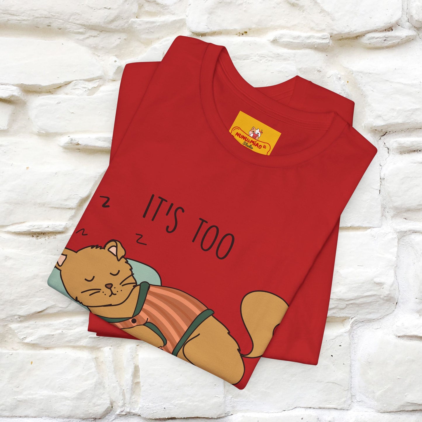 ''It’s Too Peopley Outside'' | Funny Cat T-Shirt | Nunu&Miao Studio - Nunu&Miao Studio