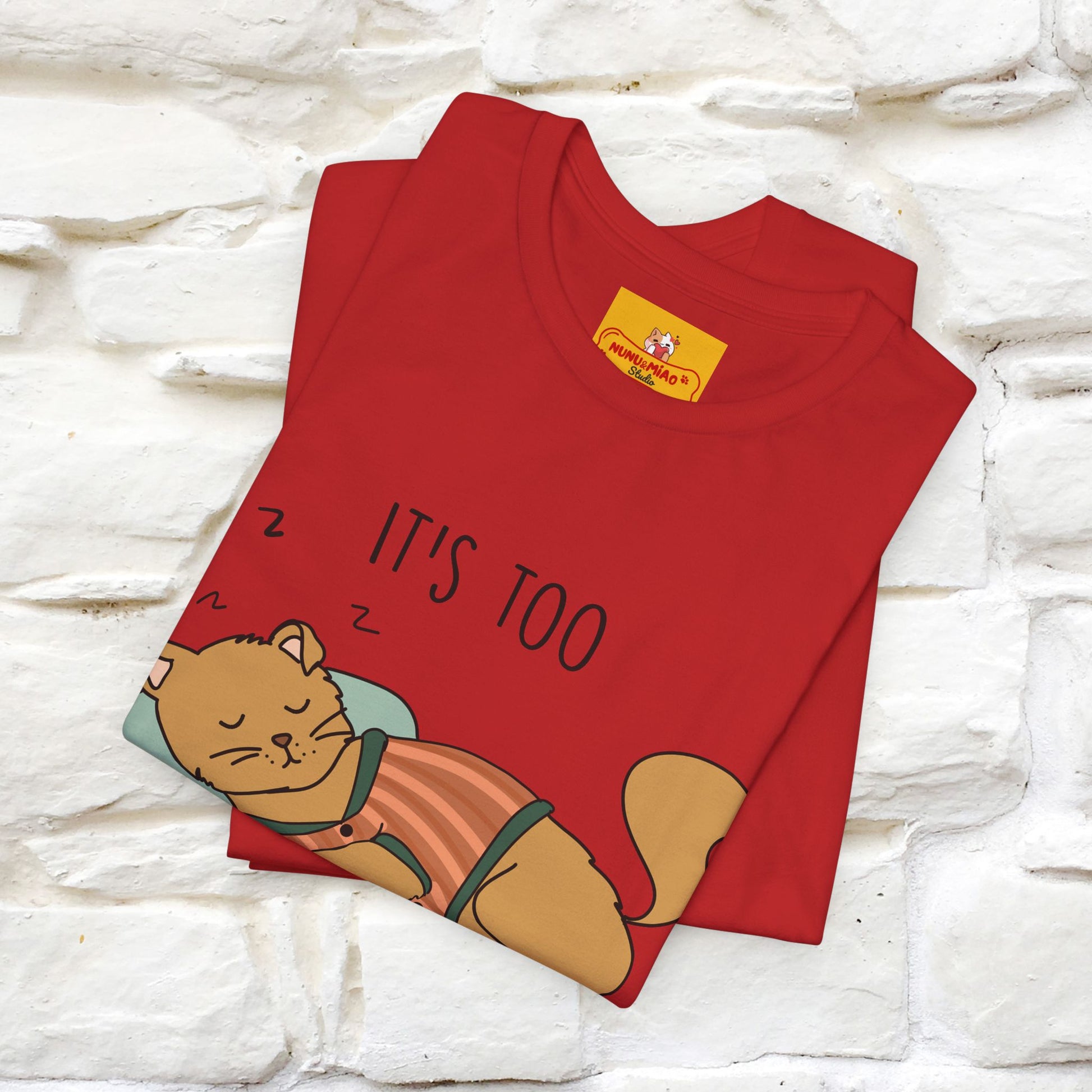 ''It’s Too Peopley Outside'' | Funny Cat T-Shirt | Nunu&Miao Studio - Nunu&Miao Studio
