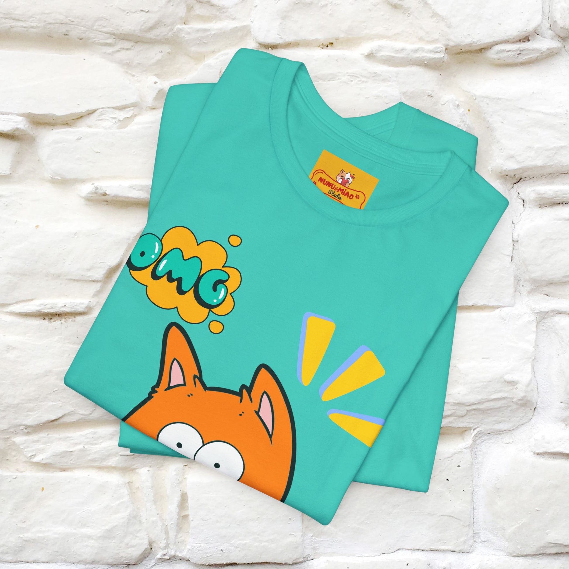 ''Oh My God'' Cat T-Shirt | Nunu&Miao Studio - Nunu&Miao Studio