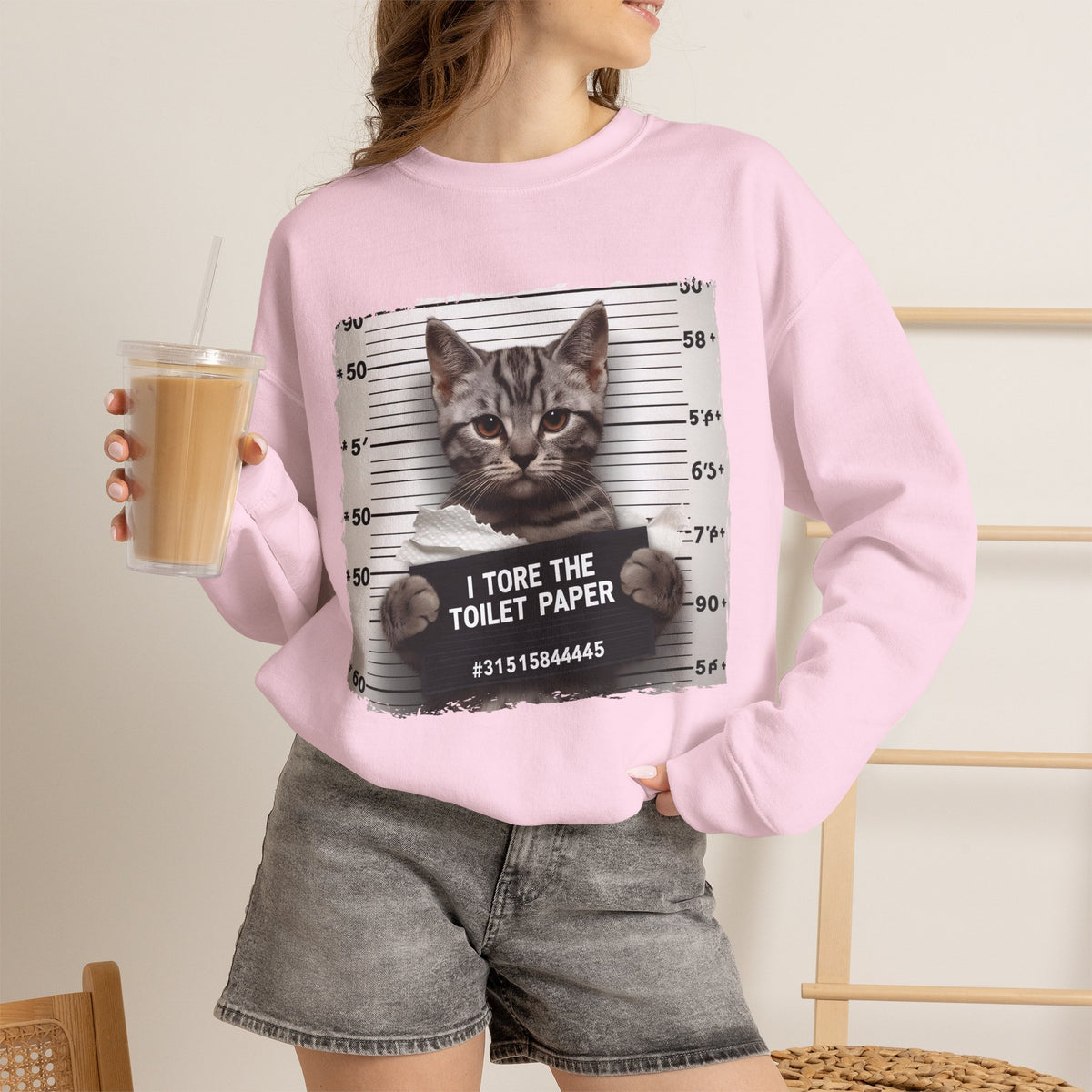 "I Tore The Toilet Paper.'' |Cat Sweatshirt | Nunu&Miao Studio