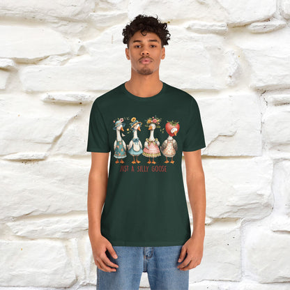 "Just A Silly Goose" Cute T-shirt |Nunu&Miao Studio - Nunu&Miao Studio