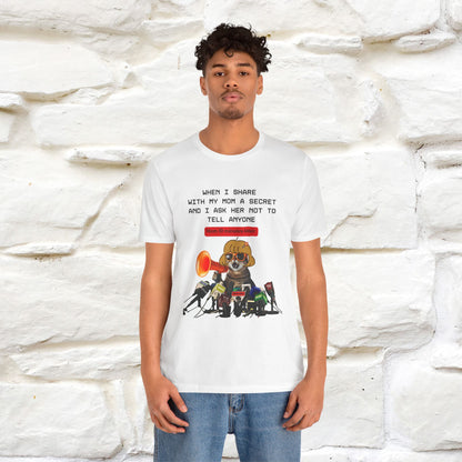 "When I Share  With My Mom a Secret" Cat T-Shirt | Nunu&Miao Studio