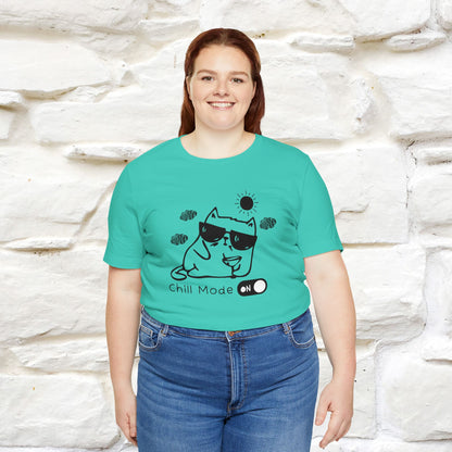 ''Chill Mode on'' Cat T-Shirt | Nunu&Miao Studio