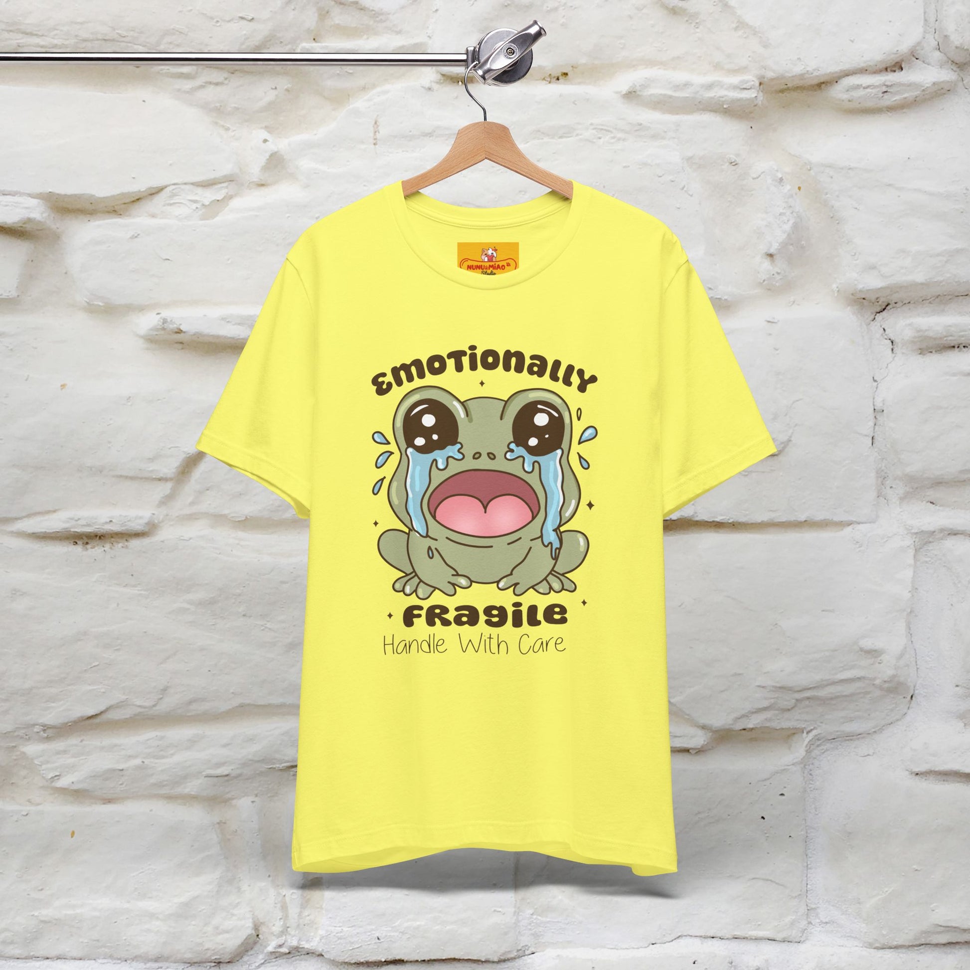 "Emotionally Fragile Handle With Care " Funny T-shirt |Nunu&Miao Studio - Nunu&Miao Studio