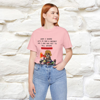 "When I Share  With My Mom a Secret" Cat T-Shirt | Nunu&Miao Studio