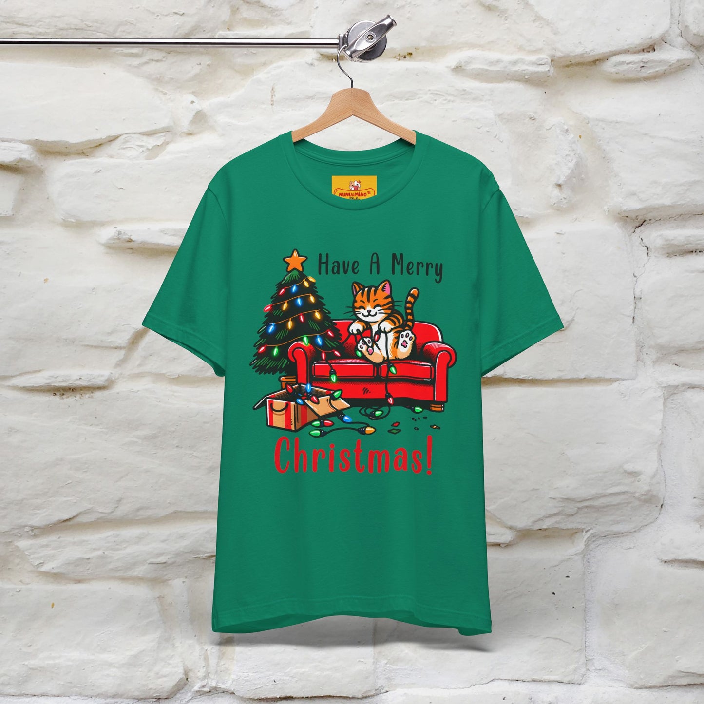 "Have A Merry..." |Funny Cat  T-Shirt | Nunu&Miao Studio