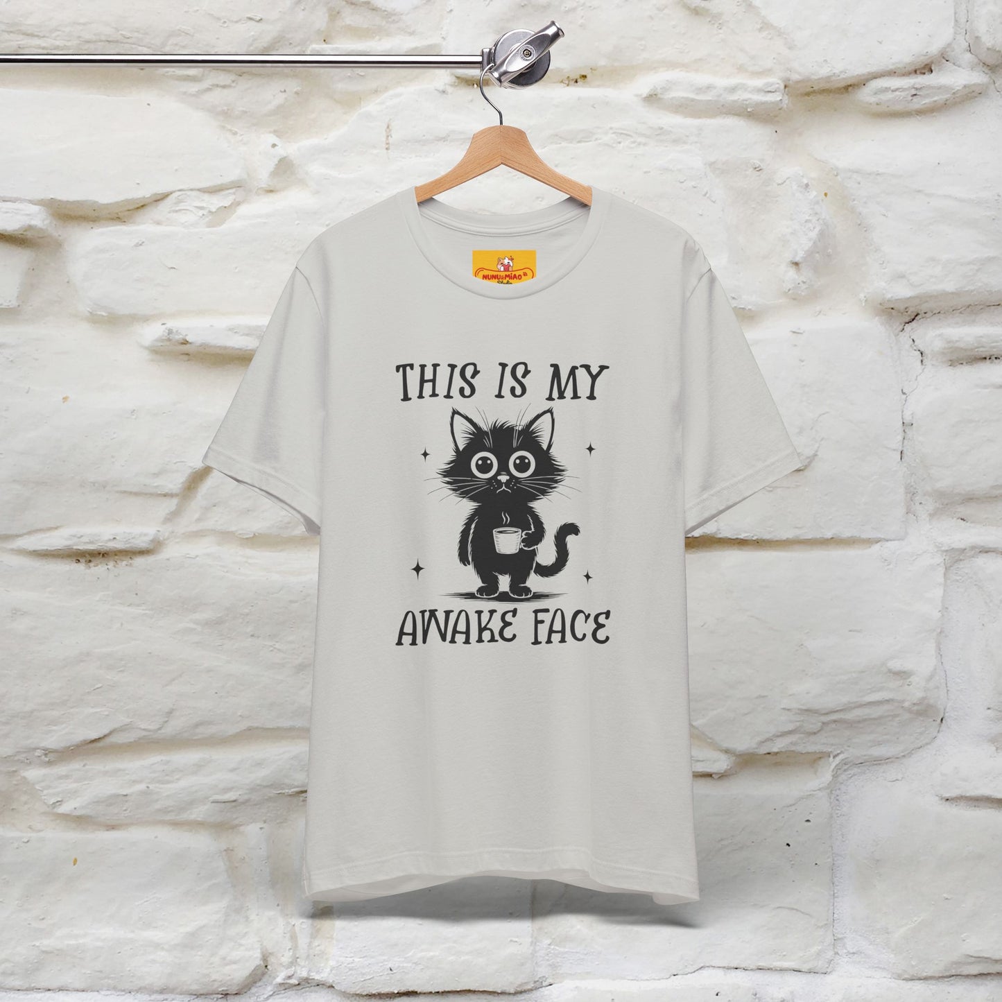 "This is My Awake Face" Cat T-Shirt | Funny Design | Nunu&Miao Studio - Nunu&Miao Studio
