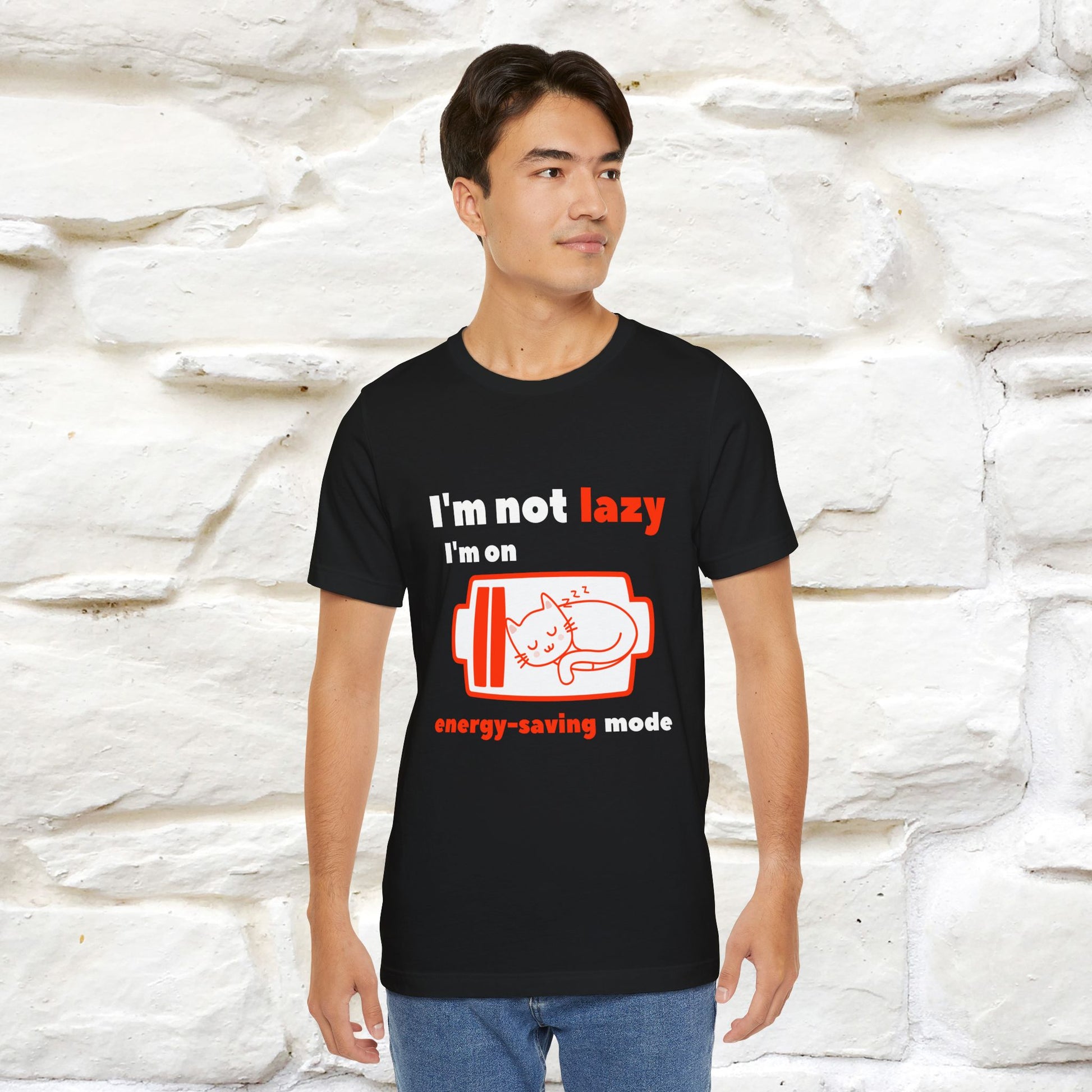 ''I am Not Lazy...'' Cat T-Shirt | Nunu&Miao Studio - Nunu&Miao Studio
