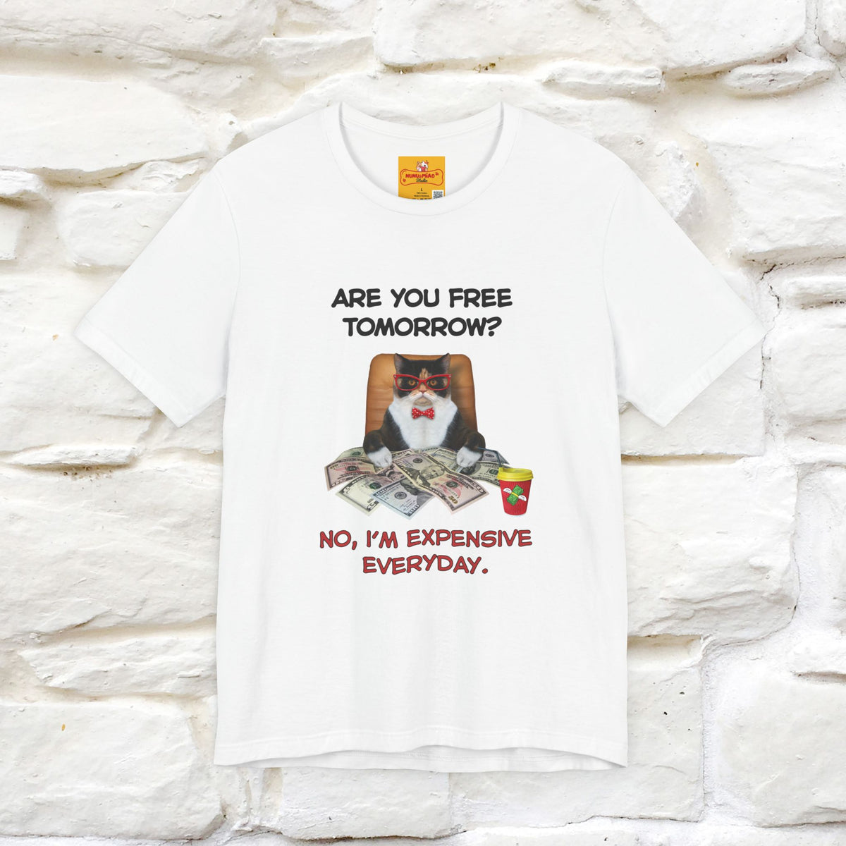 “Are You Fee Tomorrow?” | Cat T-Shirt | Nunu&Miao Studio