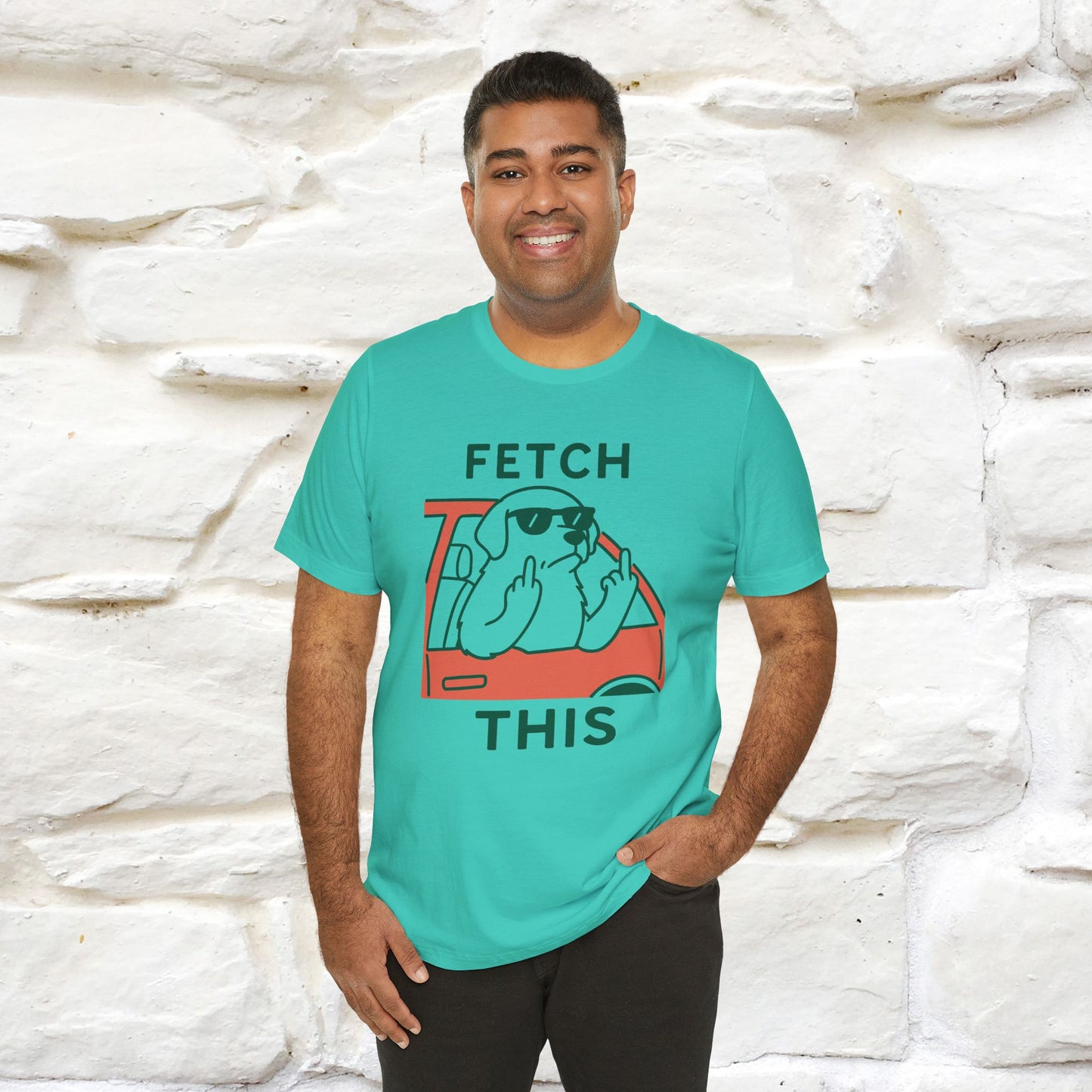 "Fetch This" Funny Dog T-shirt |Nunu&Miao Studio - Nunu&Miao Studio