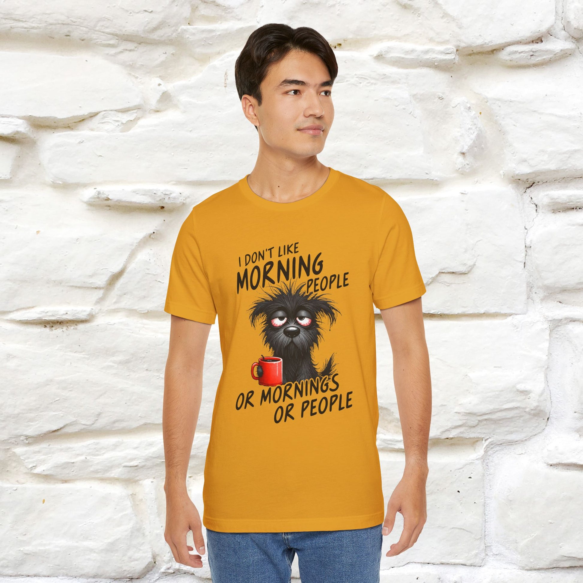 "I Don't Like Morning People..." Funny T-shirt |Nunu&Miao Studio - Nunu&Miao Studio