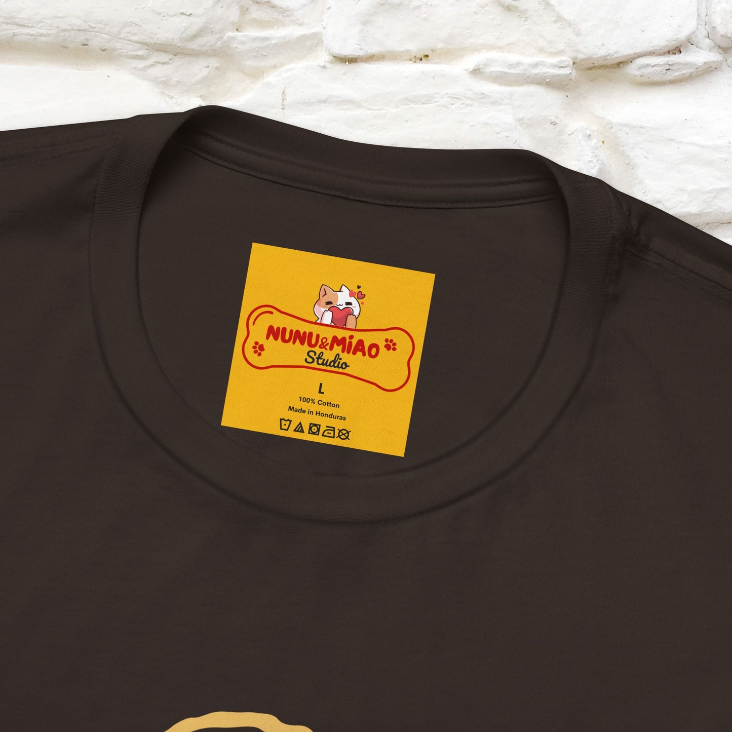 "Mandala Cat'' Cat T-Shirt Front and Back Design | Nunu&Miao Studio - Nunu&Miao Studio