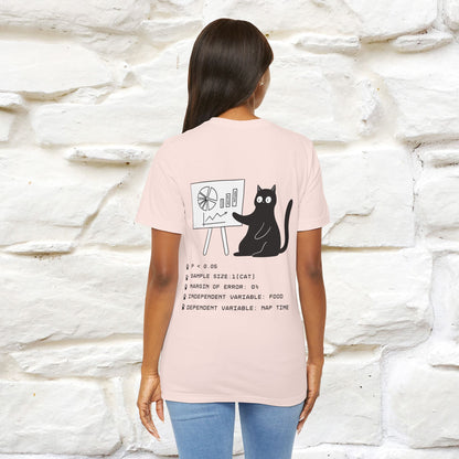 “Trust me, I’m statistically significant.”|  Cat T-Shirt | Front & Back Design | Nunu&Miao Studio