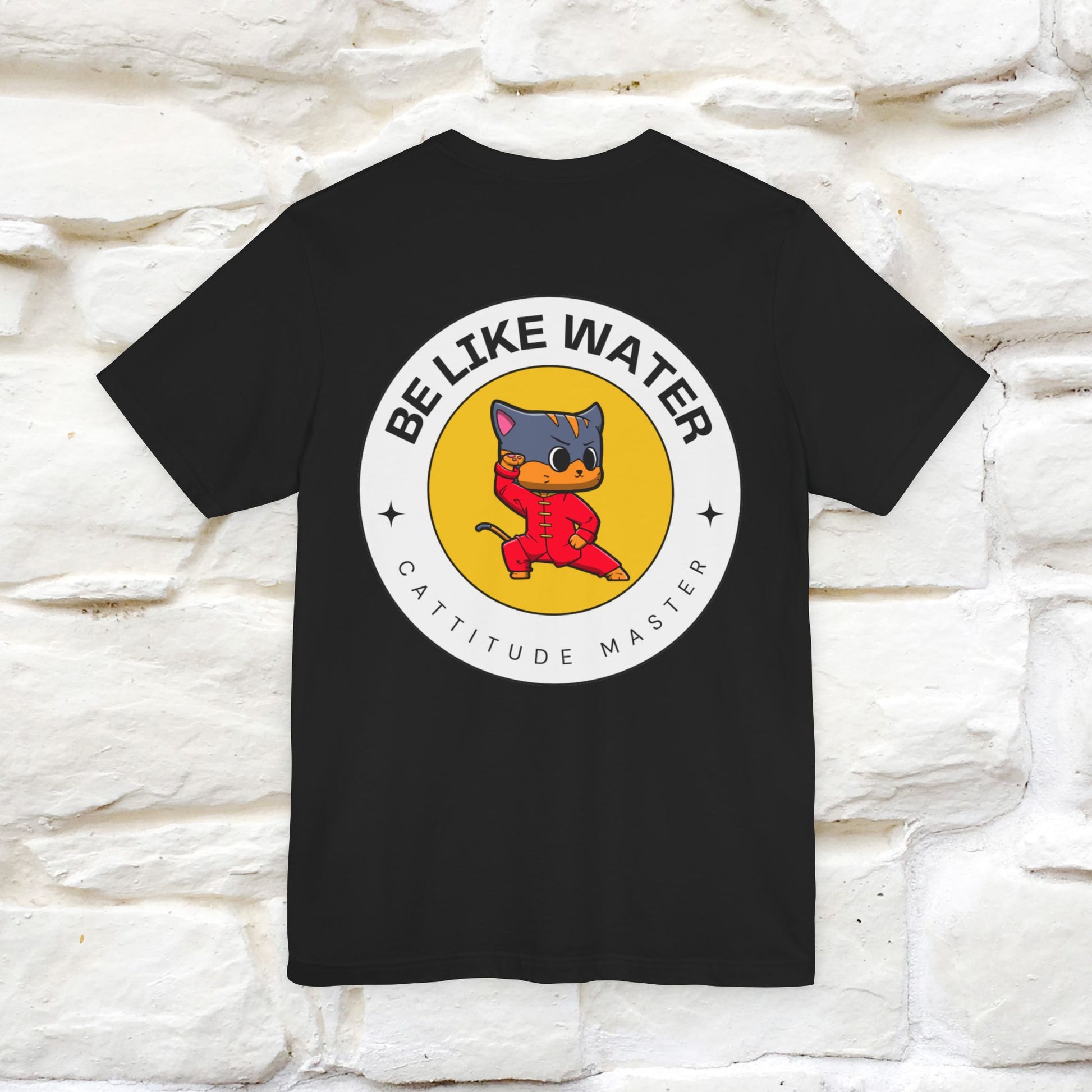 "Be Like Water: Cattitude Master | Cat T-Shirt |Nunu&Miao Studio - Nunu&Miao Studio