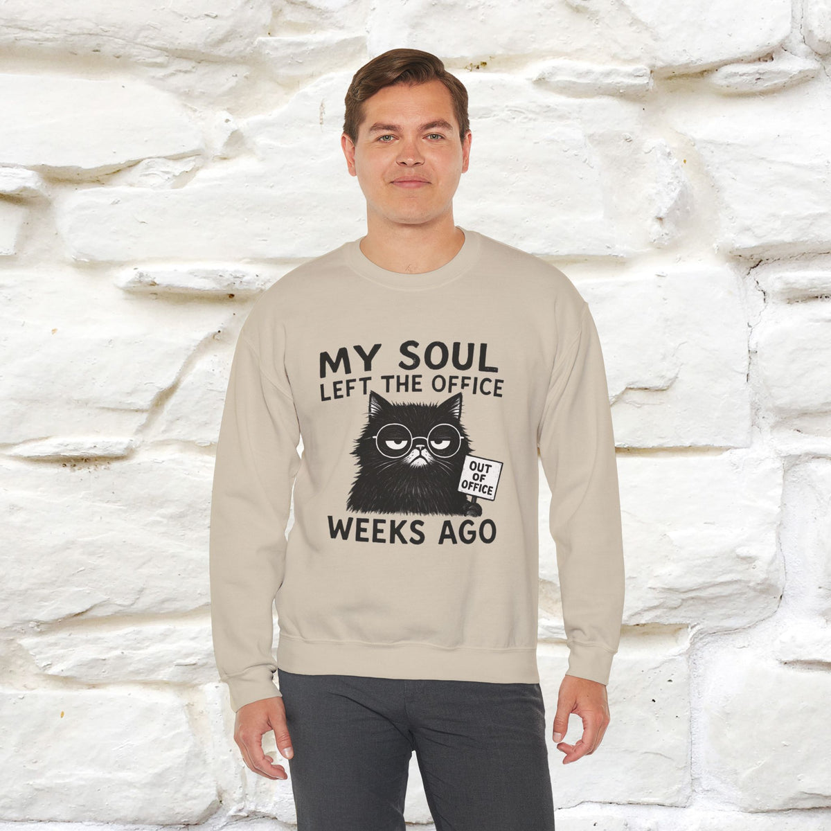 ''My Sould Left The ...'' | Cute Cat Sweatshirt | Nunu&Miao Studio