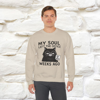 ''My Sould Left The ...'' | Cute Cat Sweatshirt | Nunu&Miao Studio